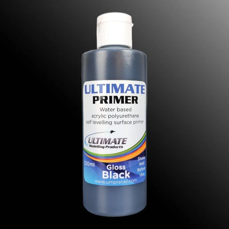 Ultimate Primer - 120ml MEGA Set Black/Grey/White/Gloss Black/Pink