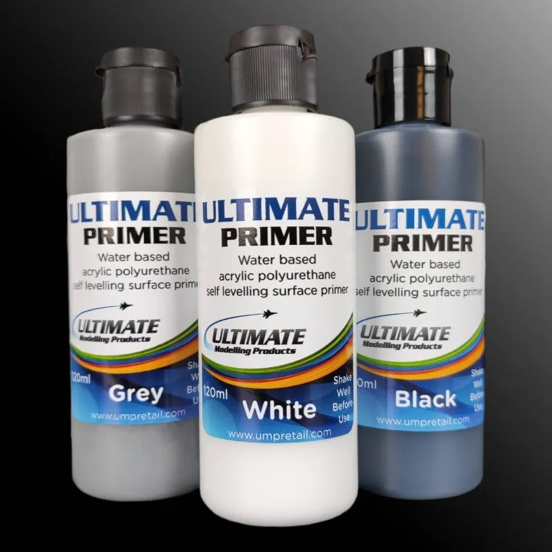 Ultimate Primer - 120ml Triple Set Black/Grey/White