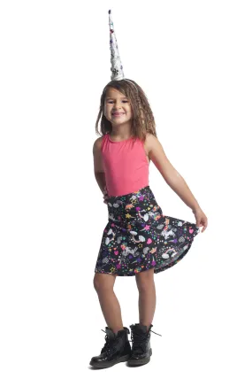 Unicorn Kawaii Kids Skater Skirt