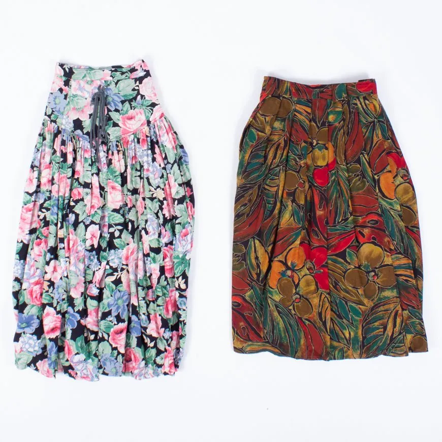 Vintage Viscose Skirts Mix